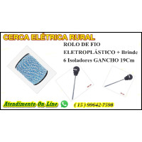 Fio Eletroplástico Cordoalha Aço 15X6 - 500M + BRINDE