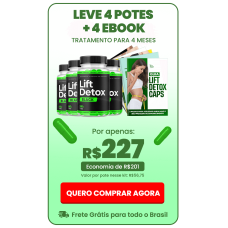 Suplemento Alimentar em cápsulas Lift Detox  Black