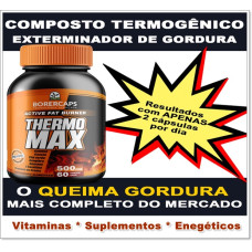 Suplemento Queimador De Gordura Emagrecedor Thermo Max Borercaps