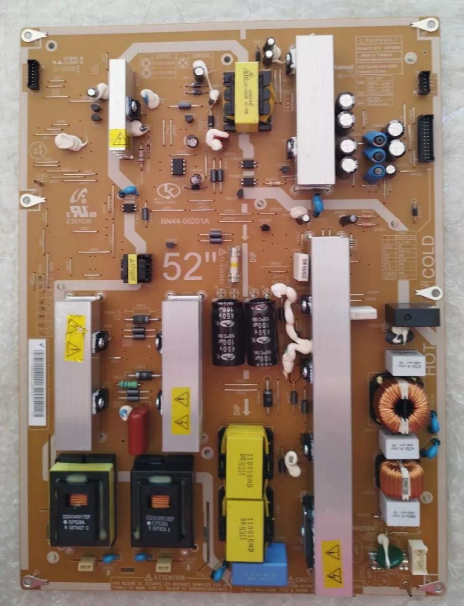 Placa Fonte Tv Samsung Bn44-00201a Ln52a610a1r Ln52a650a1r