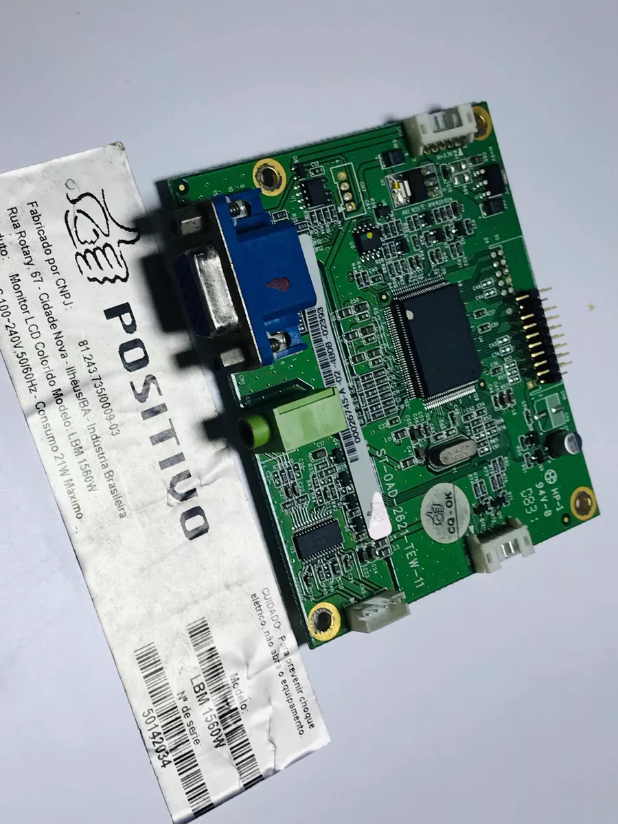 Placa Principal Do Monitor Positivo Lbm 1560w St0ad2621tew11