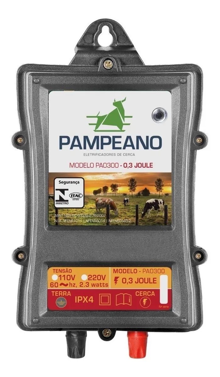 Eletrificador Para Cerca Elétrica Rural Pampeano 45km