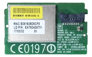 Módulo Wifi Lgswfac71 32lk615bpsb 43lj551c 49lj551c Tv LG