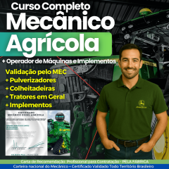 Curso Completo Mecânico Agrícola + Operador Agrícola