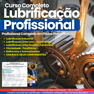 Curso Completo de Lubrificação Industrial + Linha Leve e Pesada